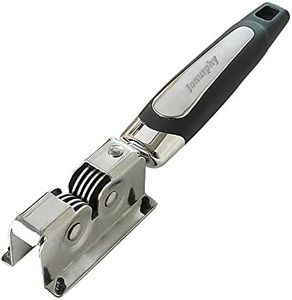 Knife Sharpener,Jonurphy Kitchen Knife Sharpeners,Rotating Steel Wheel Sharpening Discs,Manual Knife Sharpening Tool for Kitchen,Home