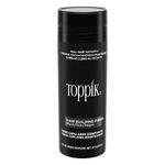 TOPPIK Hair Building Fibers for Instantly Fuller Hair (BLACK), 27.5 g, Fill In Fine or Thinning Hair, Instantly Thicker Looking Hair, Multiple Shades for Men & Women