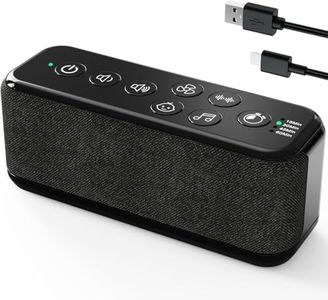 Portable White Noise Machine for Adults Kids with 42 Soothing Sounds, Rechargeable Travel Sound Machine, Rain & Ocean Sounds, Auto-Off Timer & 8-Level Volume Control