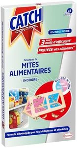Catch Expert Mites Anti-Mites Alimentaires, Détecteurs de Mites Mâles et Femelle, 3 x 77g