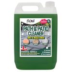 Flow Path & Patio Cleaner Fluid | 5:1 Concentrate | Wet And Walk Away | Green Staining Remover | Outdoor Garden Spray Cleaning Solution (5 Litre)