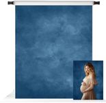 Kate 5x7ft Blue Abstract Photography Backdrop Blue Headshot Portrait Background Photo Fabric Studio Props