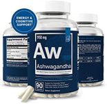 Essential Elements Ashwagandha Root 1950mg with Black Pepper Extract for Absorption 90 Vegan Capsules