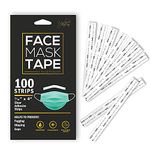 Uplift Secret Face Mask Tape Double Sided (100 Count) | Helps to Prevent Fogging Glasses, Slipping, & Gaps. Works with All Masks.