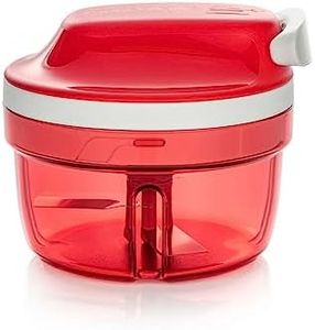 Tupperware SuperSonic Chopper Mini robot culinaire manuel Capacité 300 ml Gadget de cuisine pour hacher herbes, noix, ail, légumes