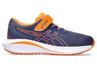 ASICS Kids PRE Excite 10 PS Deep Ocean/Bright Orange Running Shoes - K11 UK (1014A297.401)