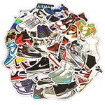 PINTOPUNTO 100 pcs Tide Brand Sneaker Graffiti Stickers, ZHULIA-Waterproof Stickers Cartoon Stickers Suitable Children & Teenagers Laptop Stickers Luggage Skateboard Stickers Graffiti Stickers.