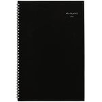 AT-A-GLANCE 2023 Monthly Planner, DayMinder, 8" x 12", Large, Faux Leather, Black (SK200)