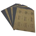 AutKerige 9 x 11 Inch Sanding Sheets， 400 Grit Wet Dry Sandpaper，15PCS Premium Silicon Carbide Sand Paper for Wood Metal Ceramic or Auto Polishing and Scratches Removing