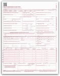 SecurityDocs CMS-1500 Health Insurance Claim Forms -500 Sheets- 8.5x11 | HCFA-1500 'New' Version 02/12 NUCC, OMB Approved |Laser/Inkjet Compatible &Billing Software - OMB-0938-1197 Form 1500 02-12