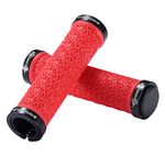 Bynccea Bicycle Grips,Double Lock on Locking Mountain Bike Handlebar Grips for MTB Mountain Bike