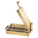 Daler-Rowney Edinburgh Adjustable Table Easel, Art Supplies Storage, 100% Beechwood, All Art Mediums, Ideal for Professional Artists & Students