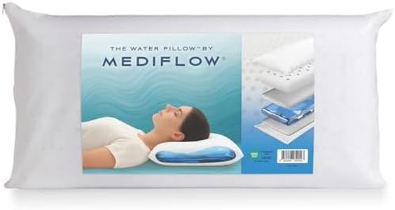 Mediflow Wasserkissen mit Memory-Schaumstoff, neu erfunden mit Wasserbasis-Technologie – Lindert klinisch erwiesen Nackenschmerzen und verbessert die Schlafqualität. (40 x 80 cm)