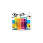 Sharpie 25145 Tank Highlighters, Chisel Tip, Assorted Fluorescent, 12-Count