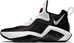 Nike Mens Lebron Soldier XIV 14 Basketball Shoes, Black/White-university Red, 12