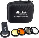 ORPHEK LENS – Kit for Smartphones – 4 Included: Macro, CPL 37mm Polarized, 15,000k Orange, 20,000k Yellow – For ALL smartphone models: iphone, samsung, huawei, google pixel, tablets and more!