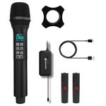 DIGIMORE Wireless Microphone System with AI Voice Changer | Built-in Echo, Bass & Sound Effects | 150ft Range | 2400 MHz Ideal for Parties, Singing & Classrooms (D-346)