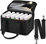 Acrylic Paint Organizer Paint Holder Bag with Handle and Shoulder Strap for Craft Hobby Paint Storage, Acrylic Paint Storage Craft Paint Storage, Paint Case for Apple Barrel & Other Brand Paint