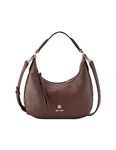 Nine West Women's Saoirse Hobo Satchels and Shoulder Bags, Raisin, One Size