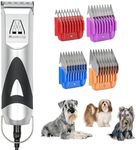 MASTERCLIP Dog Clipper for Bichon Frise, Shih Tzu, Lhasa Apso and Schnauzers. Mains Powered Clippers Professional Results on All Lap Dogs That Have Thick, Long, Dense, Wavy or Flowing Hair.