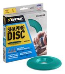 Kutzall Extreme Shaping Disc - Medium, 4-1⁄2" (114.3mm) Diameter X 7⁄8" (22.2mm) Bore - Coping Woodworking Angle Grinder Attachment for DeWalt, Bosch, Makita. Abrasive Tungsten Carbide, SD412X70