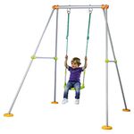 Smoby 310191 Metal Swing 180 cm, Multicoloured