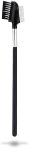 Makeup Eyebrow Brush, Double-Sided Eyelash Comb Brush Stainless Steel Eyebrow Eyelash Shaper Comb for Separating Lashes Eliminating Mascara Clumps and Grooming and Shaping Brows