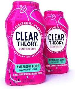 Clear Theory Water Flavoring Drops with Electrolytes – Electrolyte Drink Mix, [Watermelon Berry] Water Enhancer for Kids & Adults, Sugar-Free, Vegan, Gluten-Free, 2-Pack (1.62 fl oz Bottles)