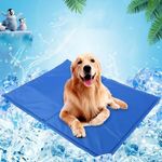 Pet Cooling Mat Gel Mats Bed Cool Pad Scratch Resistant, Nontoxic, and Safe for Summer Heat Relief, Keep Your Pup Cool and Easy to Transport XXL(60 x 100 cm)