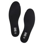 riemot Women's Men's Memory Foam Insoles, Super Soft Replacement Innersoles for Running Shoes, Trainers, Work Boots, Walking Shoes Comfort Cushioning Shoe Inserts, Men Black UK 9 EU 43