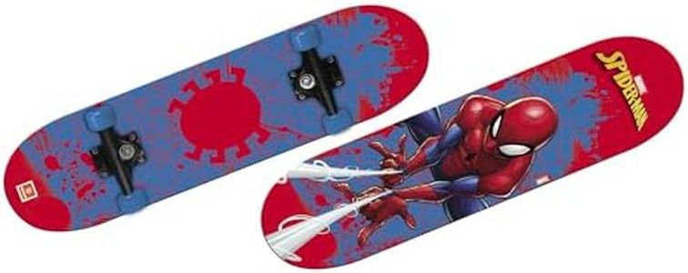 "Mondo Toys - Skateboard Spiderman - ruote PVC - 9 strati board - 80 x 20 - 18396"