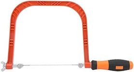 U-Shaped Saw, Woodworking Coping Saw, Mini Adjustable Coping Saw, Hand Coping Saw, Aluminum Alloy with Non-Slip Handle for Woodworkers Garden