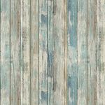 Wood Wallpaper Rustic Self-Adhesive Removable Faux Wood Peel and Stick Wallpaper Distressed Wood Plank Grain Shiplap Wall Paper Vintage Wood Panel 11.8''x78.7'' Roll