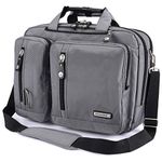 FreeBiz 18 Inches Laptop Briefcase Backpack Messenger Bag Shoulder Bag Laptop Case Handbag Business Bag Fits Up to 18.4 Inch Gaming Laptops for Men and Wonmen(18.4 inches, Grey)