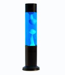 Nova Lamp Blue Liquid White Wax 15"