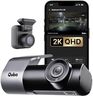 Qubo Car Dashcam [New Launch] Pro 2K Front + Rear by Hero Group | Dual Channel Dash Cam | Wide Angle View | G-Sensor | Wi-Fi | Emergency Recording | Supports Up to 1 TB SD Card