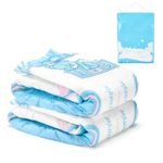 LittleForBig Adult Printed Diaper 2 Pieces Pack 3 Prints Random Assorted - Potty Pants (X-Large 121-142 CM)