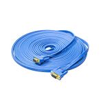 DTECH Ultra Slim Flat Computer Monitor VGA Cable 65 Feet in Blue 20m