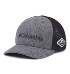 Columbia Women's Mesh Ballcap Baseball Cap, Grill Heather/Black, XL