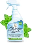 Sunny & Honey Pet Stain & Odor Miracle - Enzyme Cleaner for Dog Urine Cat Pee Feces Vomit - Pet Stain & Pet Odor Eliminator for Carpet, Mattress & Furniture - Stain Eliminator (32FL OZ)