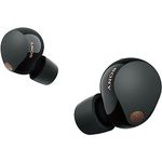 Sony WF-1000XM5 Wireless Noise-Cancelling Earbuds, Bluetooth, Microphone, Up to 24 Hours Battery Life, Quick Charge, IPX4 Rating, iOS & Android Compatible - Black (Renewed)