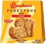 Bauducco Mini Panettone - Moist & Fresh Holiday Cake - Traditional Italian Recipe With Candied Fruit & Raisins - 2.8oz