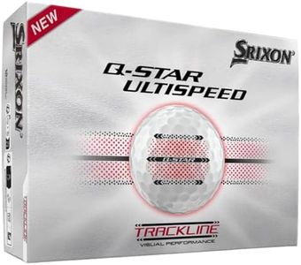 Srixon Q-Star Ultispeed Track Golf Balls, White