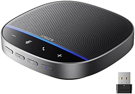 Anker PowerConf S500 Speakerphone with Zoom Rooms and Google Meet Certifications, USB-C Speaker, Bluetooth Speakerphone for Conference Room, Conference Microphone with Premium Voice Pickup