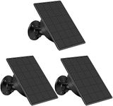 Solar Panel for Blink Camera Outdoor,3W Blink Outdoor Camera Solar Panel Compatible with Blink XT/XT2 & Outdoor Camera&SimpliSafe Camera,Waterproof Blink Camera Solar Panel with Rubber Plug(3 Pack)