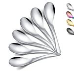 Soup Spoon,Kyraton Stainless Steel Thick Heavy-Weight Table Spoons,Dishwasher Safe(6 Pieces)