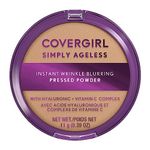 Covergirl -Simply Ageless Instant Wrinkle Blurring Pressed Powder, with hyaluronic acid & vitamin C - Mattifying, Hydrating Formula, 100% Cruelty-Free