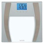 Taylor Precision Products Body Digital Composition Scale BF, BW, MM, Silver Platform