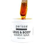 Parissa Legs & Body Warm Wax Kit, Salon-Style Microwavable Formula for Coarse Hair Removal on Face or Body, At-Home Waxing Kit