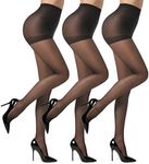 EVERSWE 3 Pairs Women's Sheer Tight